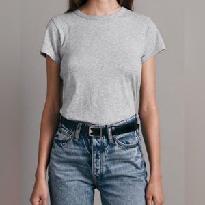Rag & Bone Heather Grey Cotton Tee - Size XXL